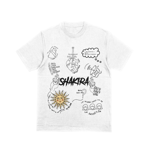 Camiseta Shakira-Las mujeres ya no lloran