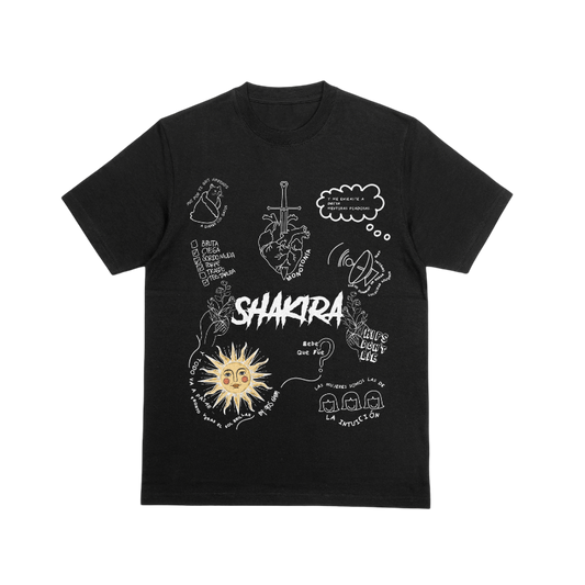 Camiseta Shakira-Las mujeres ya no lloran